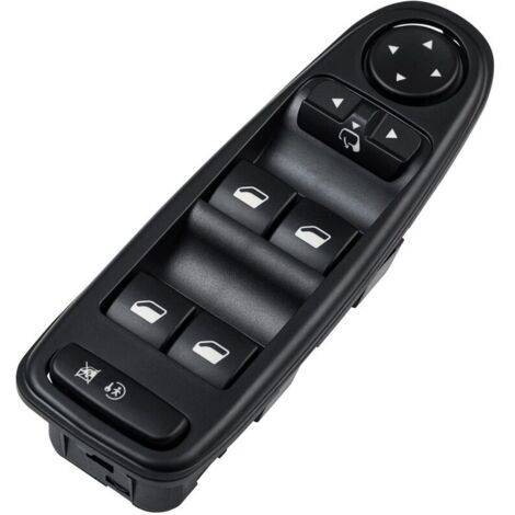 Commande Leve Vitre C4 Picasso Retroviseur Avant Gauche 6554.YH Commutateur Interrupteur Bouton Lève Vitre Pour Citroen C4 Grand Picasso