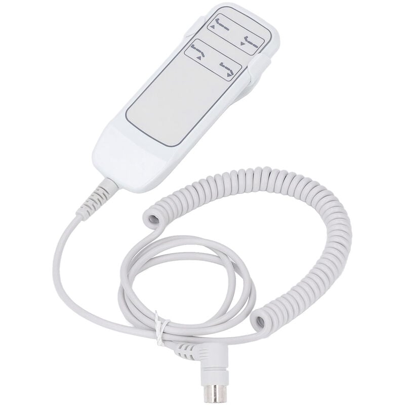 Jeffergarden - Commande Manuelle Inclinable électrique 4 Boutons 8 Broches Prise Ronde Télécommande Télécommande pour Fauteuil élévateur Inclinable