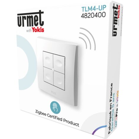 Commande murale 4 touches power TLM4-UP YOKIS 4820400