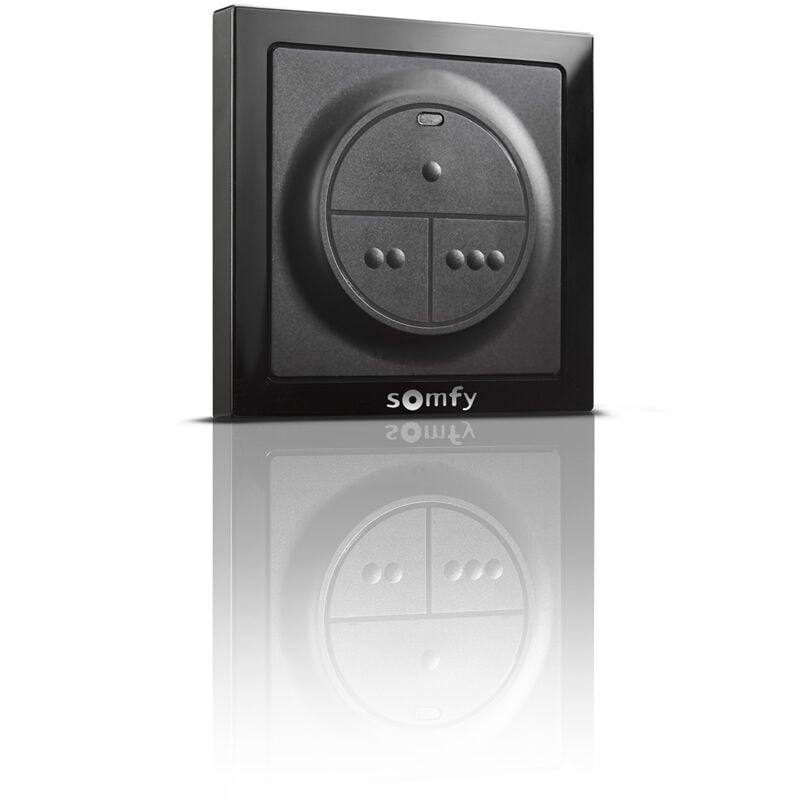 1870781 - Commande murale radio rts - Pour commander 3 motorisations rts - Sans fil - Etanche - Somfy
