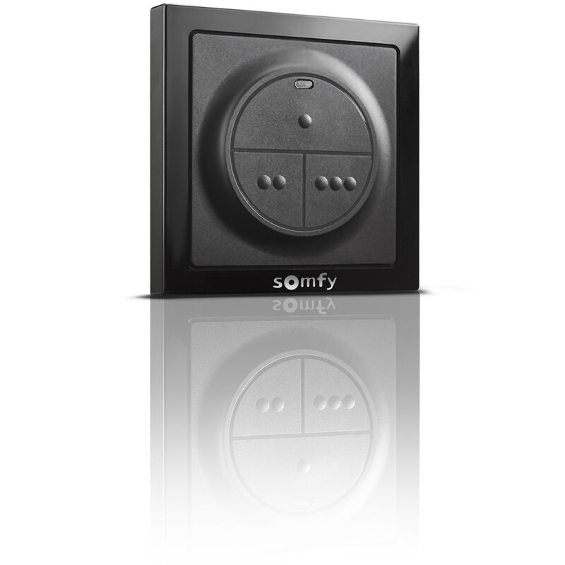 1871131 - Commande murale radio io - Pour commander 3 motorisations io - Sans fil - Etanche - Somfy