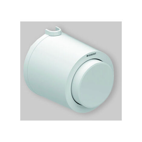 Commande pneumatique à bouton unique, version externe, blanc