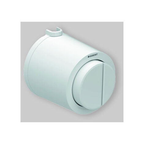 Commande pneumatique à double bouton, version externe, blanc
