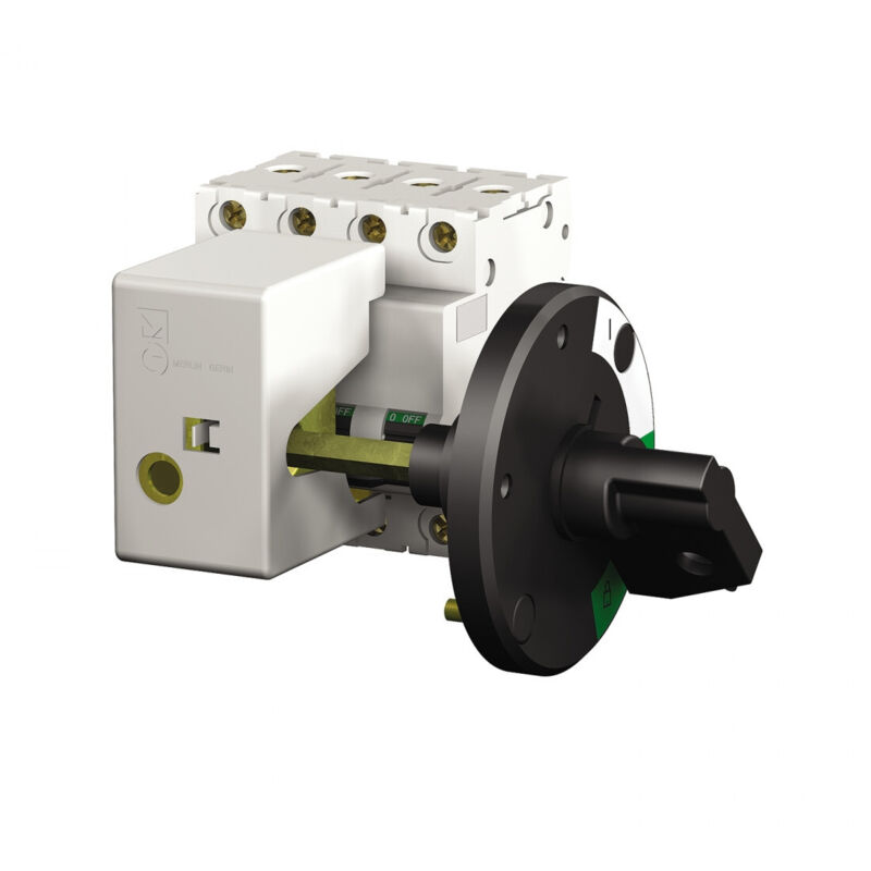 Schneider Electric - Commande rotative frontale, latérale C60/120 et NC45/100/125 - poignée noire - 27048