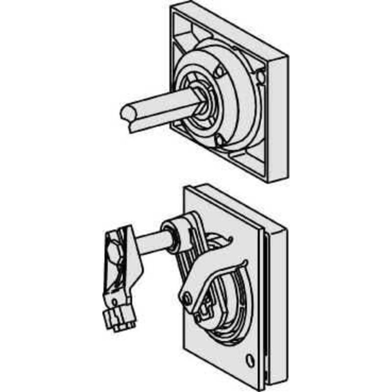 Schneider Electric - Commande rotative laterale droite ins 40 a 160 poignee noire - 28943