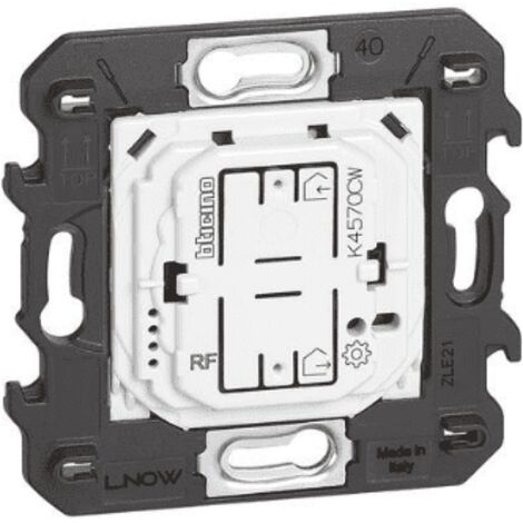 Commande sans fil Départ Arrivée Living Now with Netatmo 2 modules BTICINO BTK4570CW
