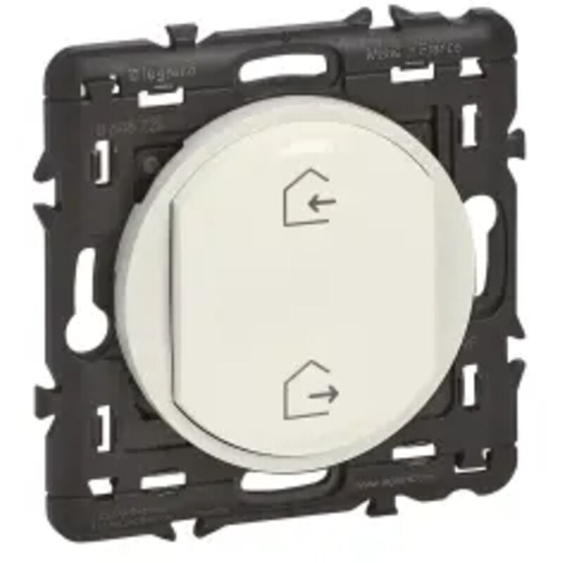 Commande sans fils sans pile self-e depart/arrivee celiane with netatmo blanc