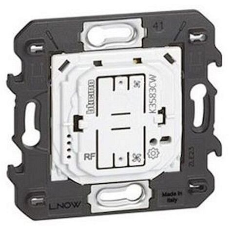 Commande sans fil Living Now with Netatmo pour VMC 2 modules BTICINO BTK3583CW