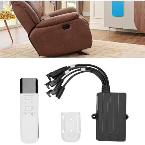 Commande sans Fil Motorisée de Fauteuil Roulant Intelligent, Contrôleur Sans Fil 2.4G Mono-Moteur pour Siège de Levage Électrique, Système de Commande de Siège Inclinable Intelligent avec une Protecti