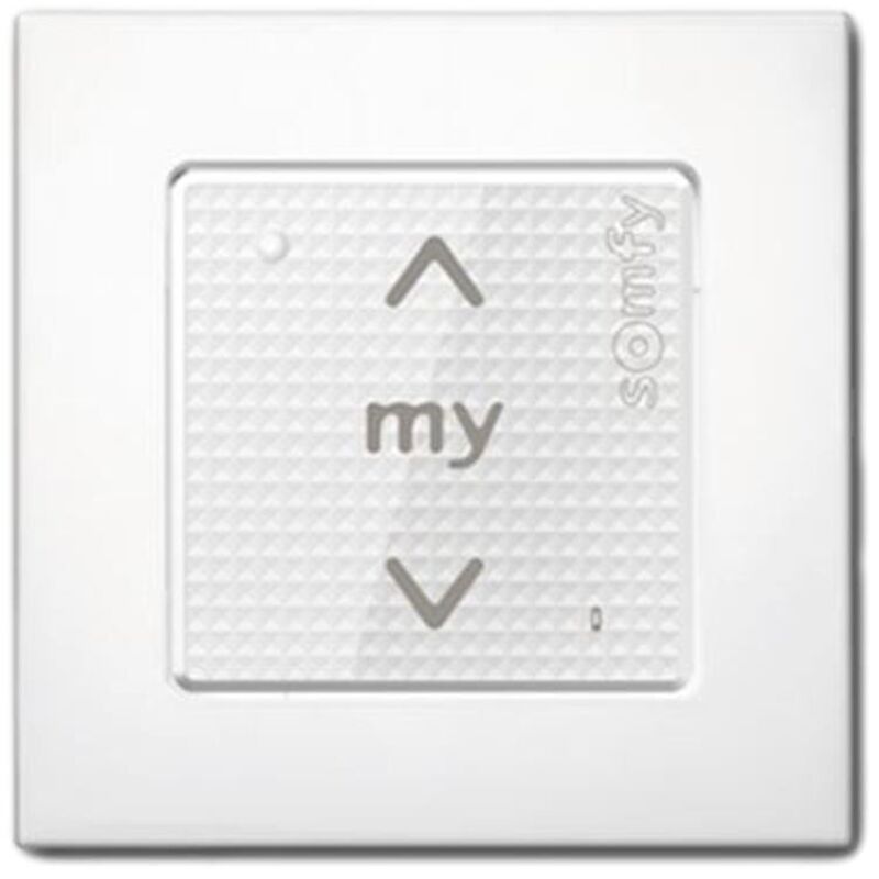 Somfy - Telecommande smoove sensitif rts - blanc - avec cadre