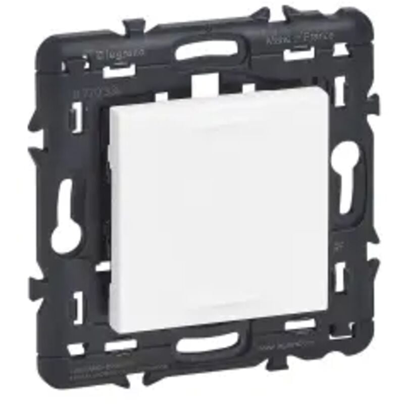 Commande sans fils sans pile self-e pour eclairage et prises mosaic with netatmo blanc