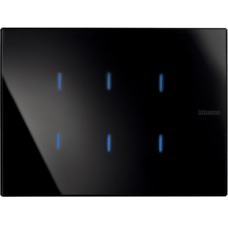 Commande tactile Axolute MyHOME BUS version 6 fonctions nighter BTICINO HS4657M3