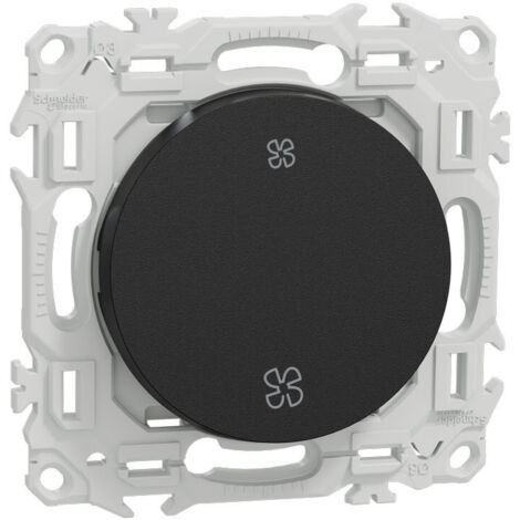 Commande VMC (Inter ou BP) noir Odace (S940233)