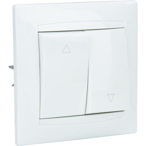 Commande volets roulants Zyna - Blanc - Zenitech