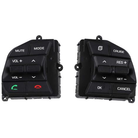 Commandes audio et Bluetooth au volant multifonctions