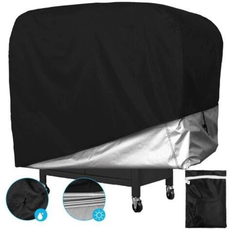 (Comme indiqué sur limage)Housse de Barbecue Protection UV et Anti-Pluie en PVC de Haute Qualité - Blanc - 80 x 66 x 100 cm