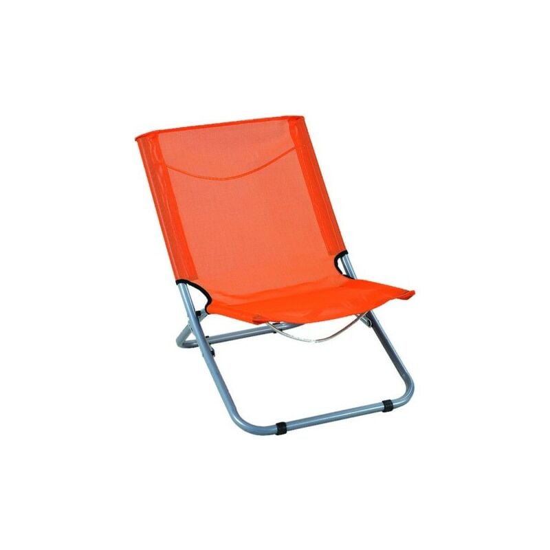 Garden Deluxe Collection - Commencer la chaise de plage des plages de plage orange