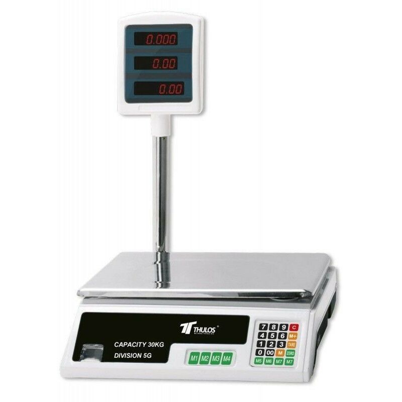 Balance électronique numérique professionnelle Haute Précision avec batterie de 5 gr à 30 kg en acier inoxydable