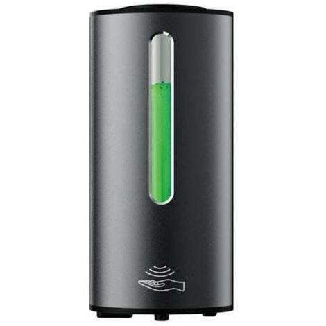 Commercial Automatic Liquid Soap Dispenser Wall Mounted Matte Black Large Capacity 380ML