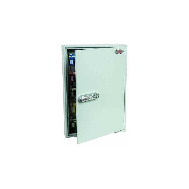 Phoenix - Commecial Key Cabinet 100 Hook Electonic Lock Light Gey KC0603E