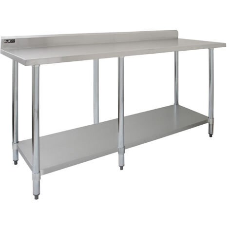 Commercial Stainless Steel Catering Table - 7ft Wide