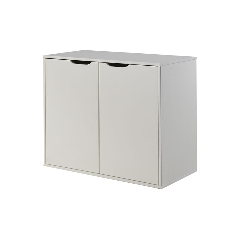Commode 2 portes Vipack Pino - Blanc