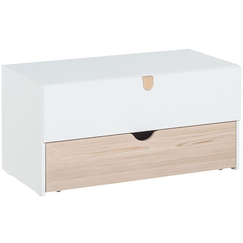 Commode 2 tiroirs dont 1 mobile - Stige - Calicosy