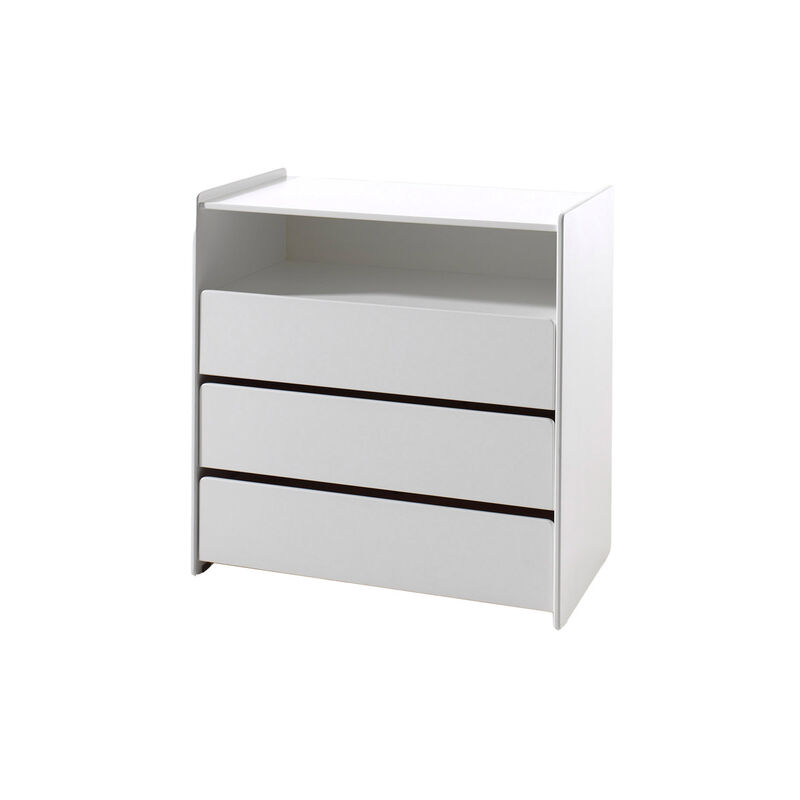 Commode 3 tiroirs Vipack Kiddy - Blanc