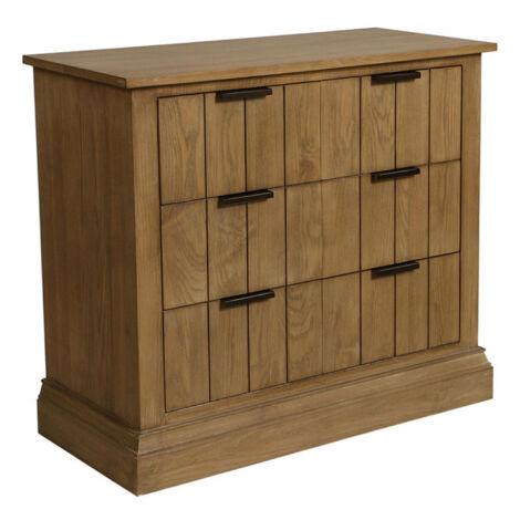 Commode 3 tiroirs - Bois - Beige - Interior's