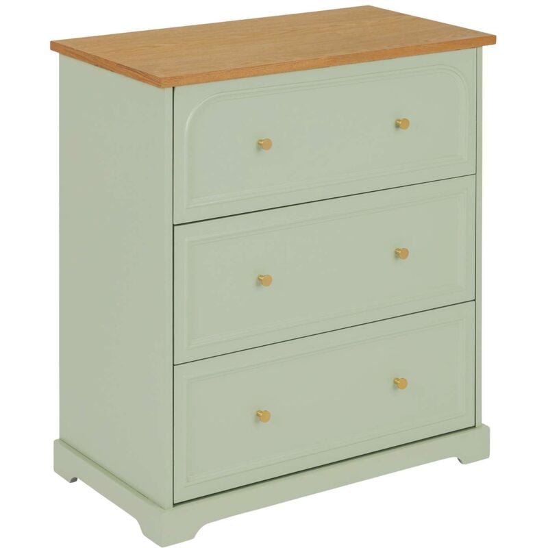 Commode 3 tiroirs en bois MOHEA