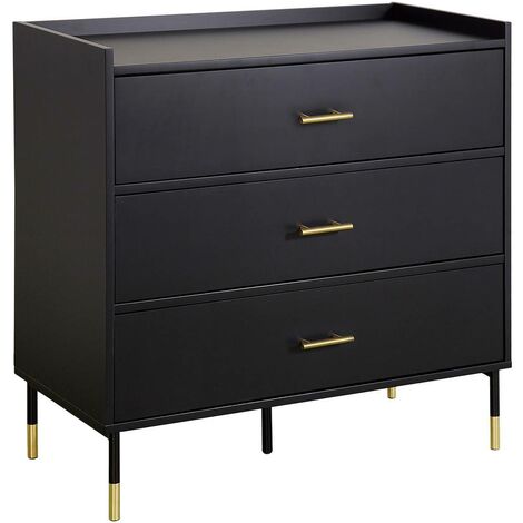 Buffet 3 Portes 1 Tiroir Chêne/Blanc/Gris - NAPIER