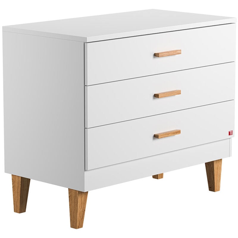 Commode 3 tiroirs VOX Lounge Blanc