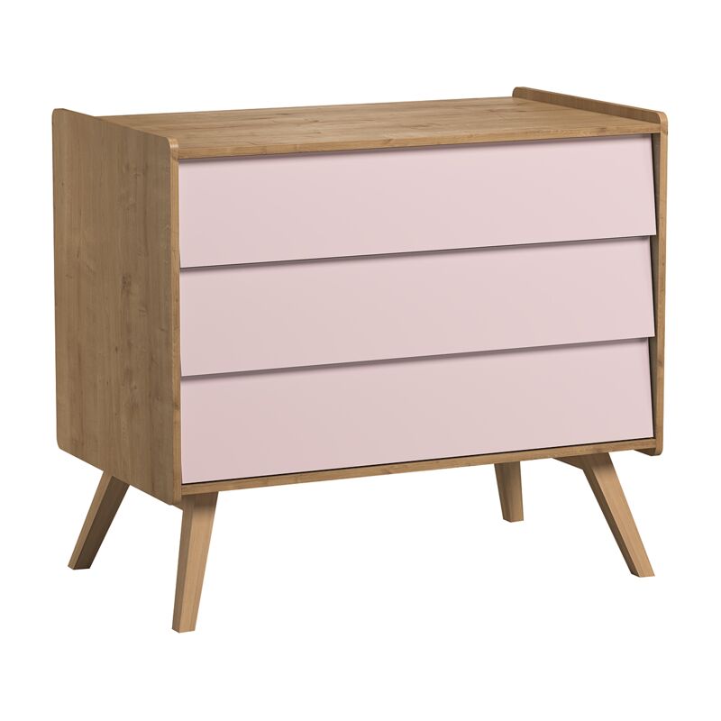 Commode 3 tiroirs VOX Vintage Bois Rose