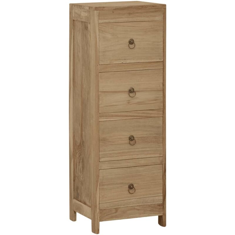Commode 30x30x90 cm Bois massif de teck