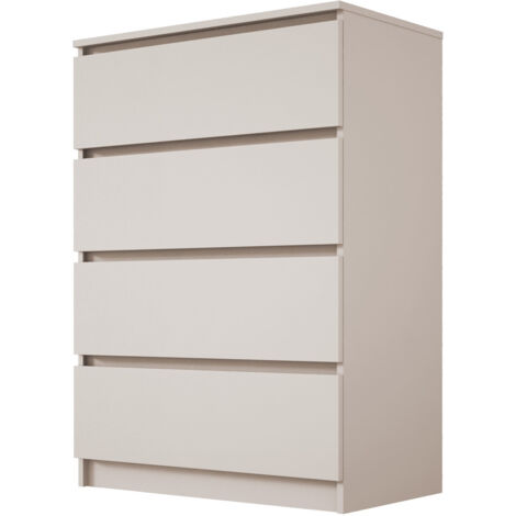 Commode : 4 tiroirs, cachemire, 70 × 100 × 39 cm