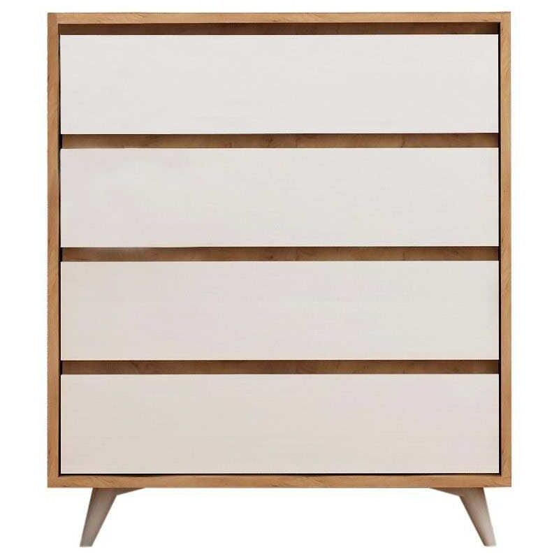 Commode en aggloméré 4 tiroirs Suvera