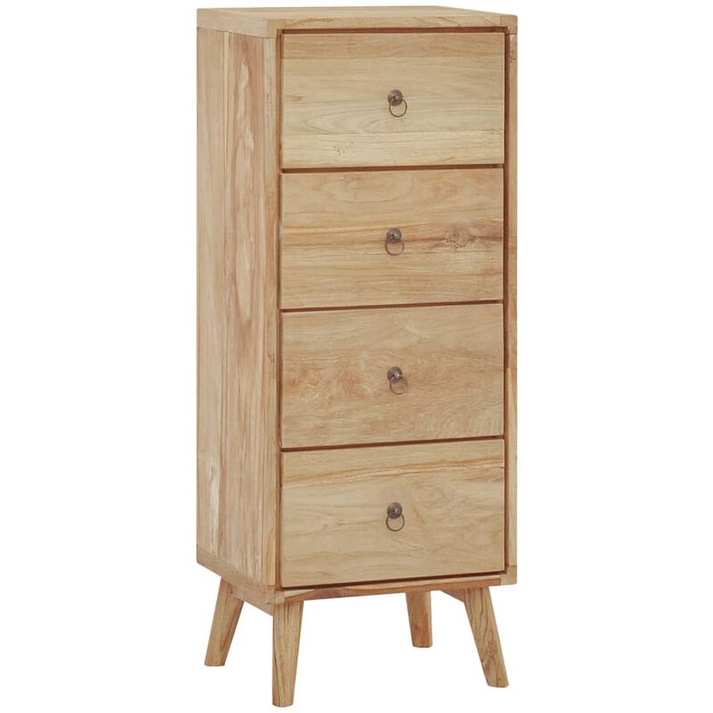 Commode 40x30x100 cm Bois massif de teck Vidaxl
