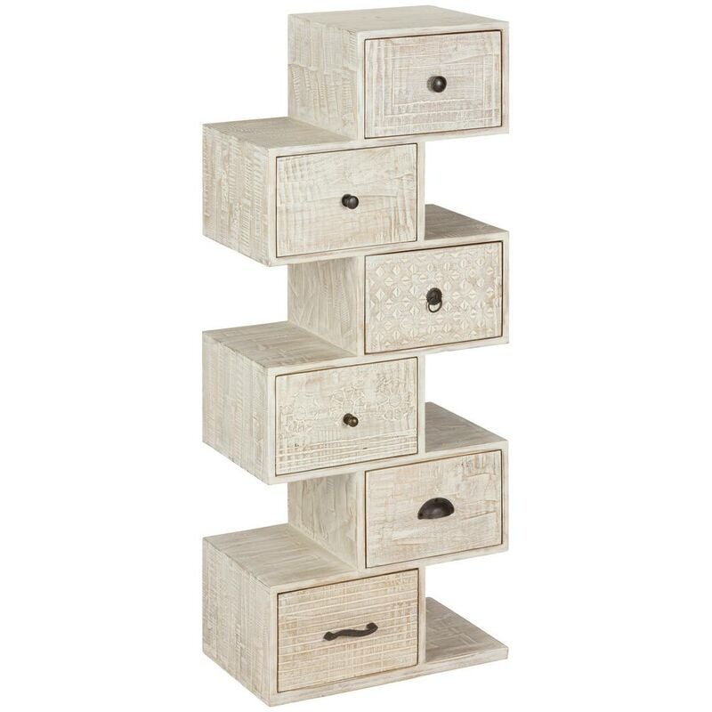 Chiffonnier Ajay manguier 6 tiroirs Atmosphera créateur d'intérieur