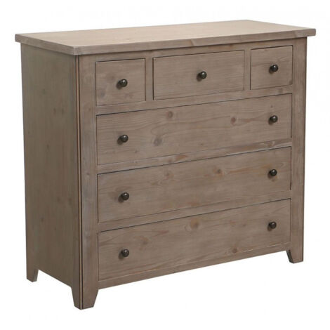 Commode 6 tiroirs - Bois - Marron - Interior's