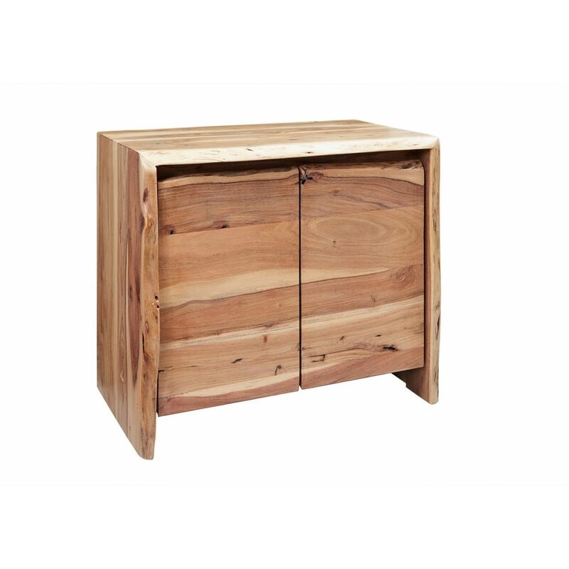 Commode 70x40 Acacia laqué Bois naturel pure acacia 611
