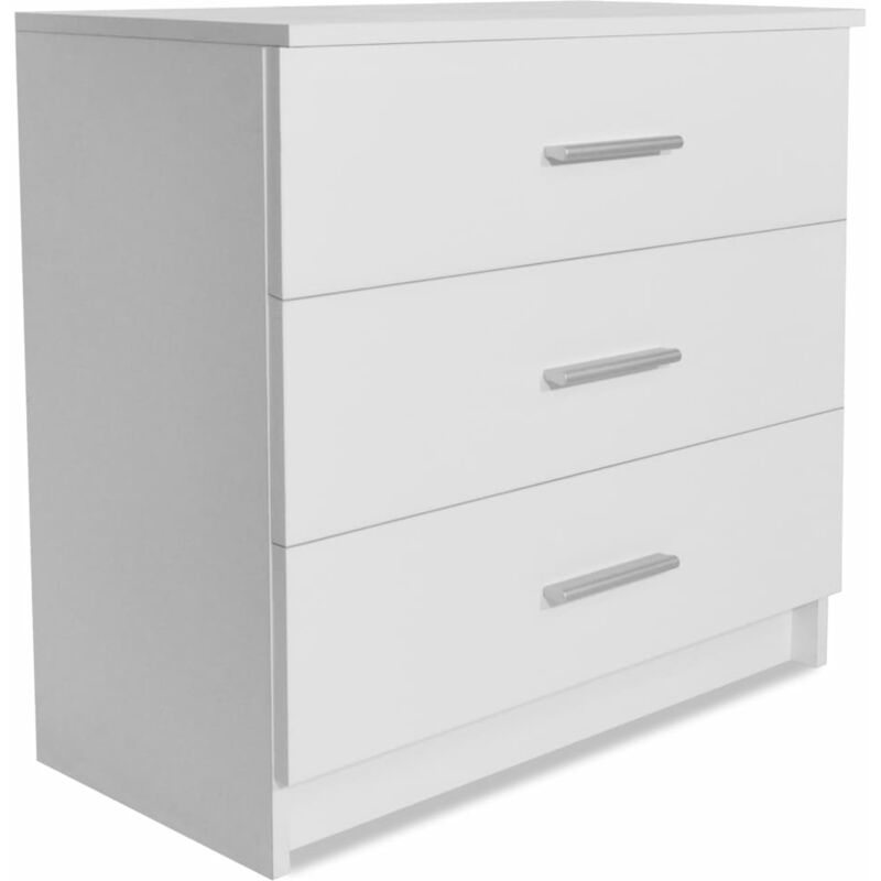Vidaxl - Commode Aggloméré 71x35x68 cm Blanc