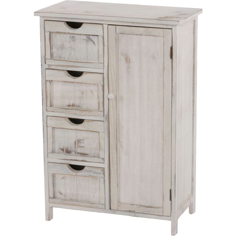 Jamais utilisé] Commode / armoire, 82x55x30cm, shabby chic, vintage, blanc