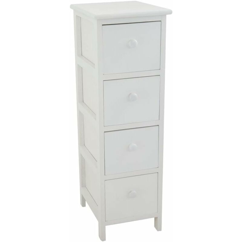 Petite commode 4 tiroirs en bois