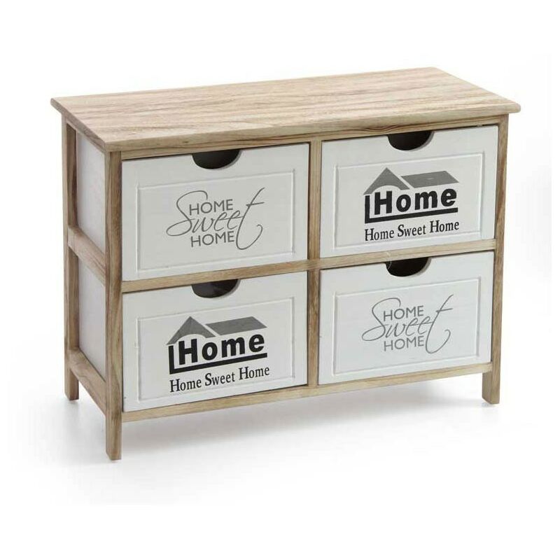 Commode avec 4 tiroirs cm 67 x 28 x 47 h Commode avec 4 tiroirs cm 67 x 28 x 47 h