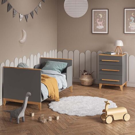 Commode avec tiroirs Malia, Gris, 60 x 88 cm, Vitalispa