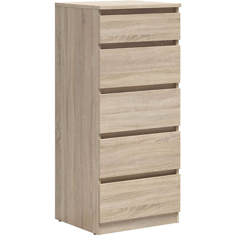 Pegane Commode chiffonnier - Ch&ecirc;ne Sonoma