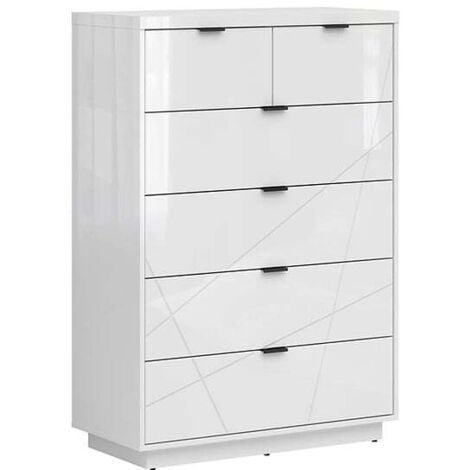 Vente-unique - Commode 6 Tiroirs - Coloris