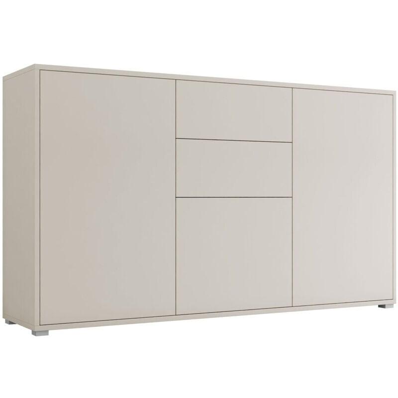 Commode Comfivo Fersoe 100, Cachemire, Avec tiroirs et portes, Nombre de tiroirs: 0, 93x141x41cm