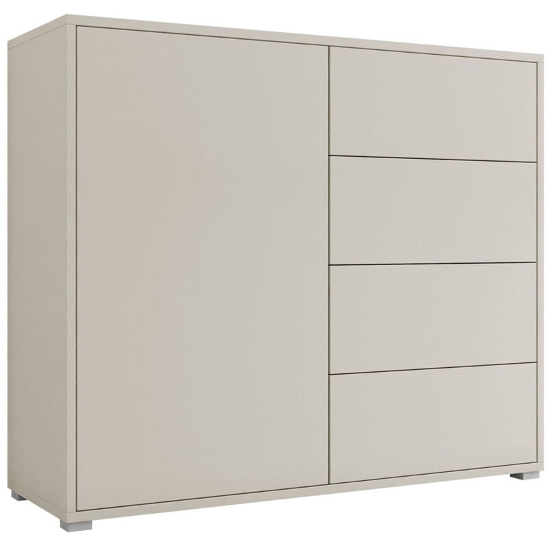 Commode Comfivo Fersoe 102, Cachemire, Avec tiroirs et portes, Nombre de tiroirs: 0, 93x100x41cm