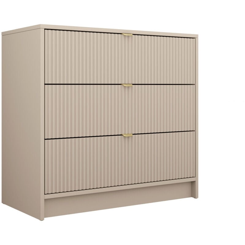 Commode Comfivo Larmire 102, Beige, Avec tiroirs, Nombre de tiroirs: 0, 75x80x40cm